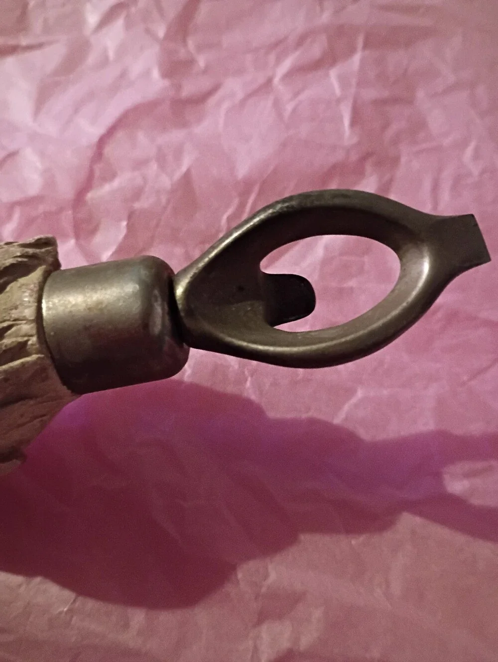 Vintage Rooster Bottle Opener Wooden Chicken Cream and Red
